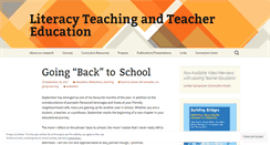 Desktop Screenshot of literacyteaching.net