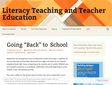 Tablet Screenshot of literacyteaching.net